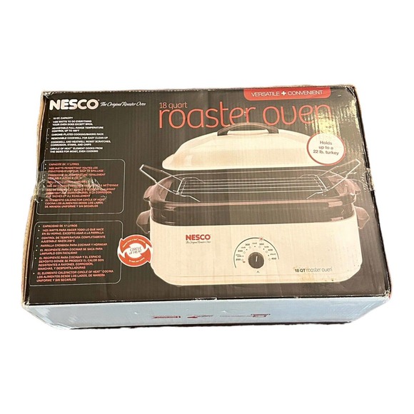 Nesco 18 QT Roaster Oven Roast Bake Cook Steam With Slow Cooking - Picture 2 of 6